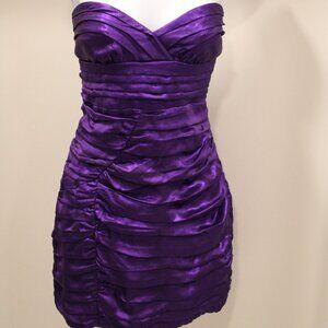 Y2K HOMECOMING STYLE ZARA PURPLE BODYCON DRESS